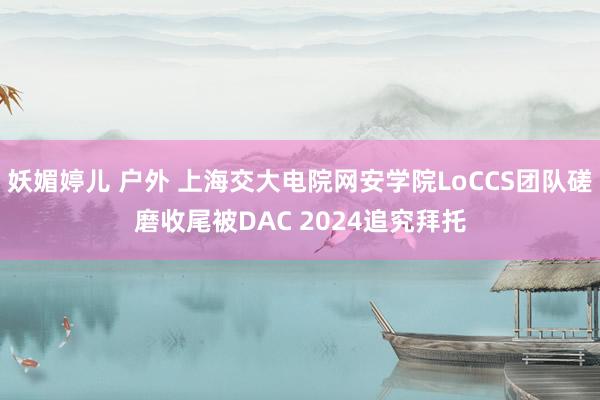 妖媚婷儿 户外 上海交大电院网安学院LoCCS团队磋磨收尾被DAC 2024追究拜托