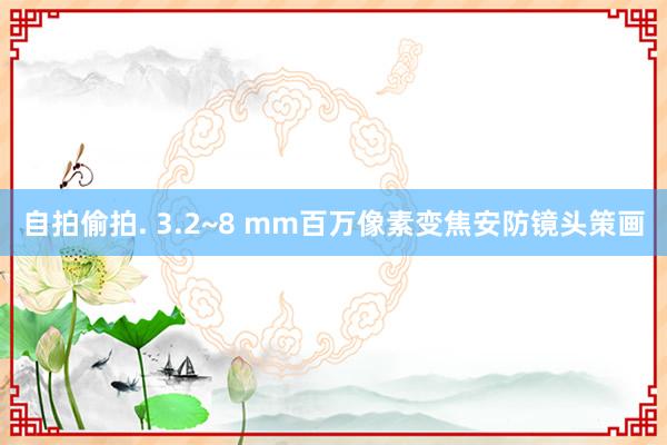 自拍偷拍. 3.2~8 mm百万像素变焦安防镜头策画